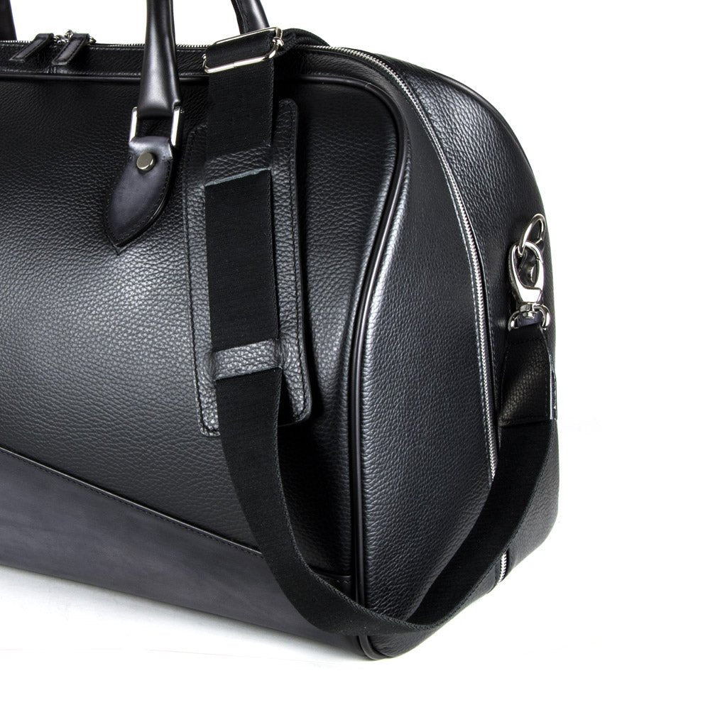 Borse e valigie Boston Grain Black Antique Spernanzoni