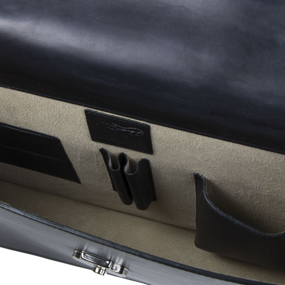 Borse e valigie Journalist Black Antique Spernanzoni