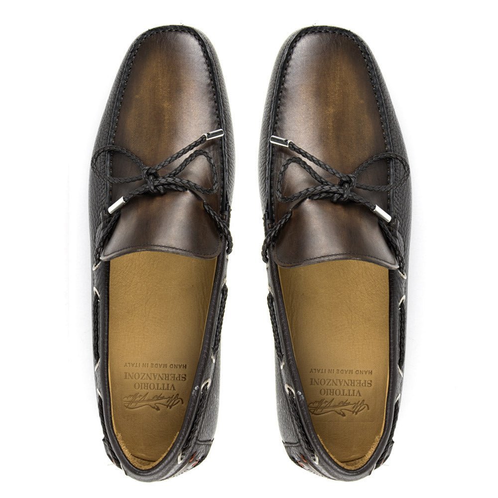 Scarpe Niko Grain Espresso Castagna Antique Spernanzoni