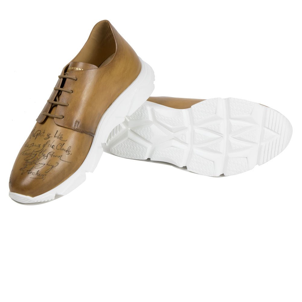 Scarpe Tonico Engraved Ambra Antique Spernanzoni