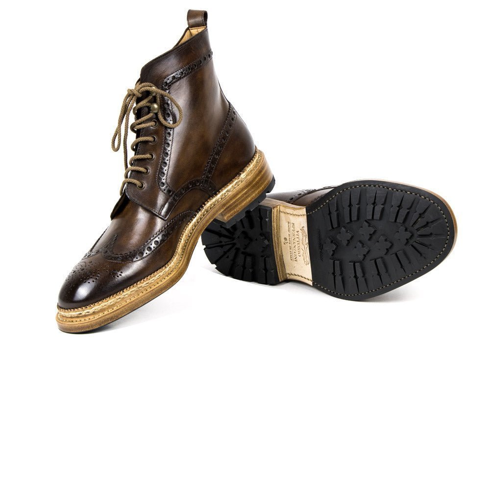 Scarpe Tutore Espresso Antique Spernanzoni