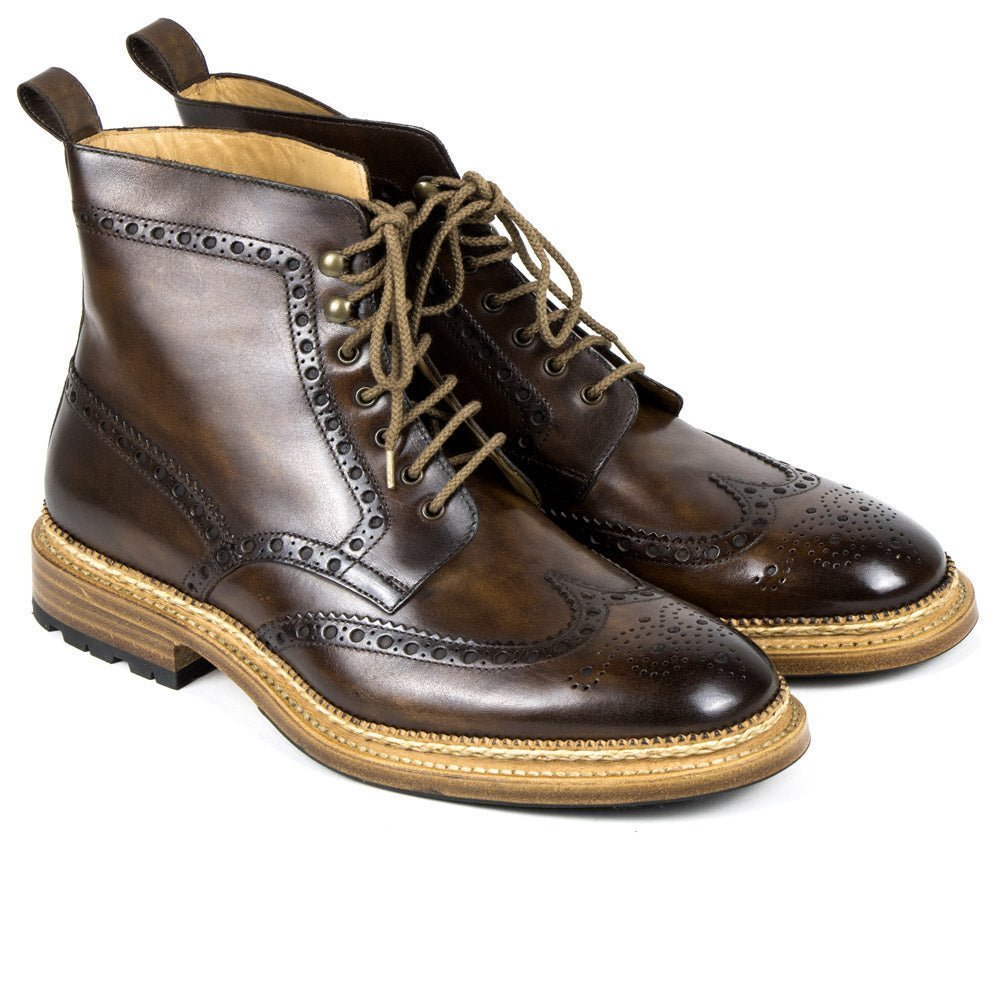 Scarpe Tutore Espresso Antique Spernanzoni