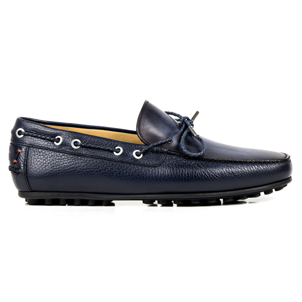 NIKO GRAIN BLUE - OCEANO ANTIQUE - Shoes - Made in Italy - ilgergo.it